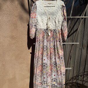 SOLD // Teresita Patchwork Dress // Size Medium